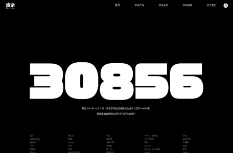 演示字体 slidefont演示字库