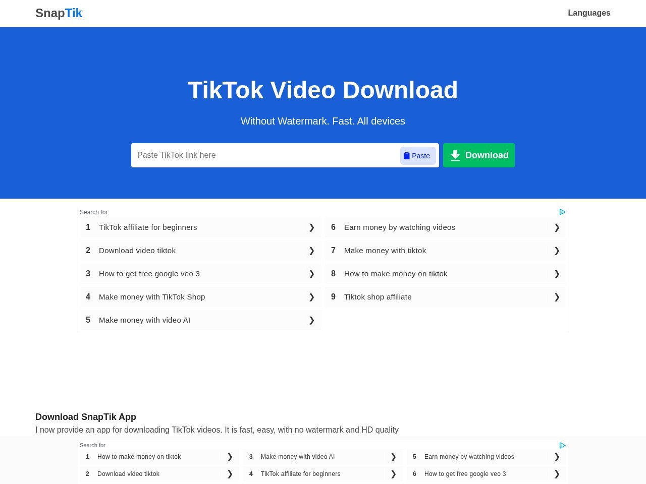 TikTok Video Download