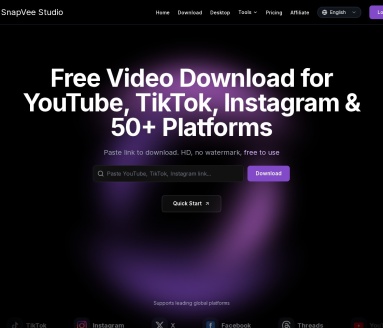 SnapVee AI（视频下载网站合集）
