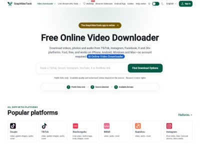 SnapVideoTools-免费去水印
