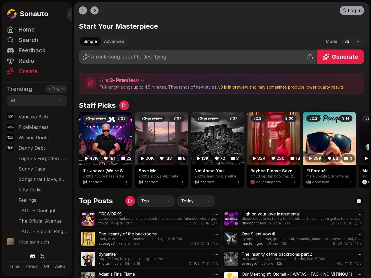 Sonauto – 在线音乐创作平台