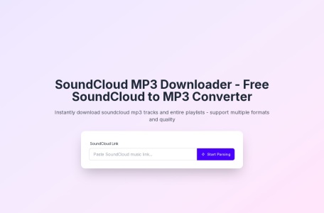 SoundCloud to MP3