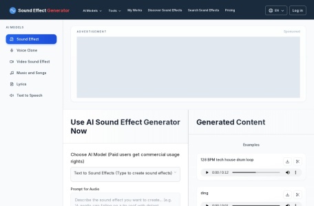 Sound Effect Generator