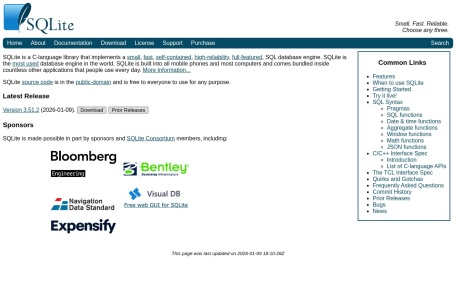SQLite-我爱网址导航