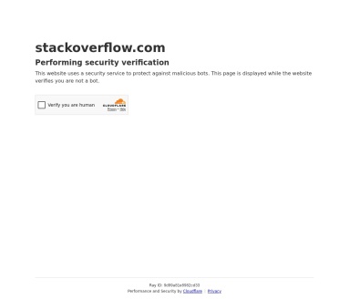 Stack Overflow