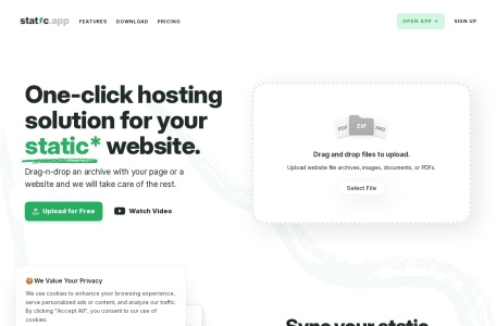 Static Website Hosting – Static.app
