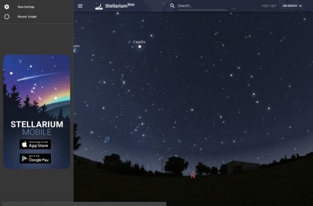 Stellarium Web 在线星图