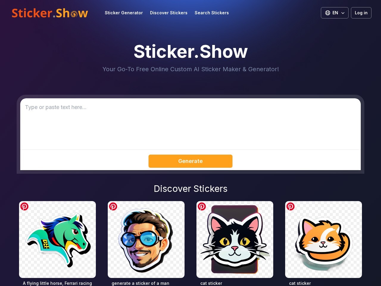 Sticker.Show – 贴纸制作和生成工具
