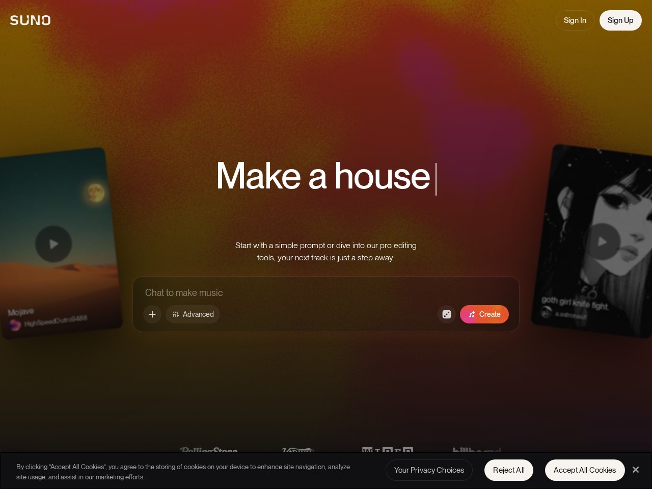 苏诺suno – 歌曲创作平台