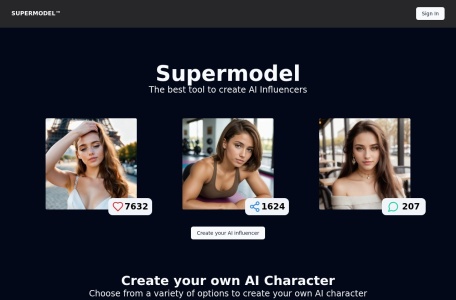 SupermodelsAI翻译站点