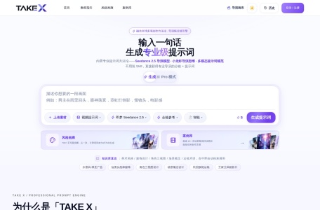 TAKE X 拓刻 – 导演级 AI 分镜与提示词引擎