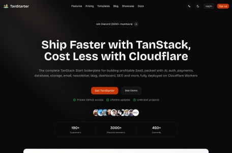 TanStarter 界面截图