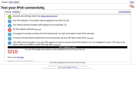 IPv6网络检测小工具_IPv6网络检测小工具