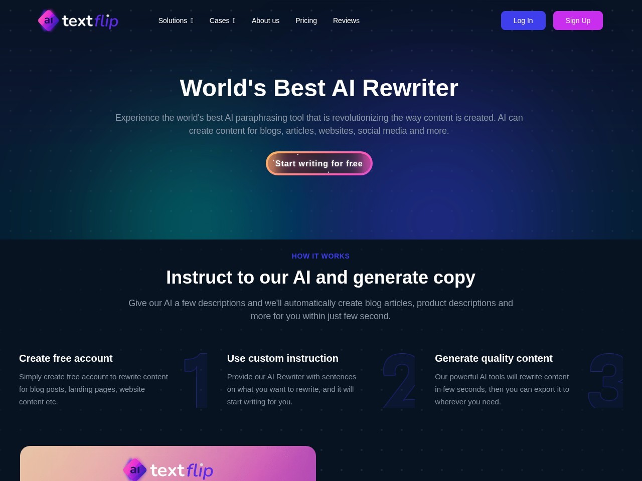 TextFlip – 在线AI内容检测工具