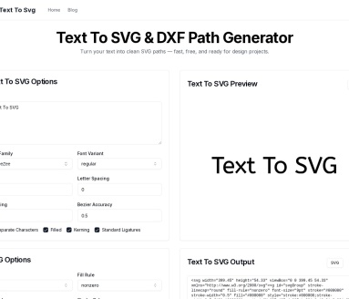 TextToSVG