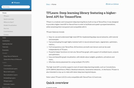 TFLearn