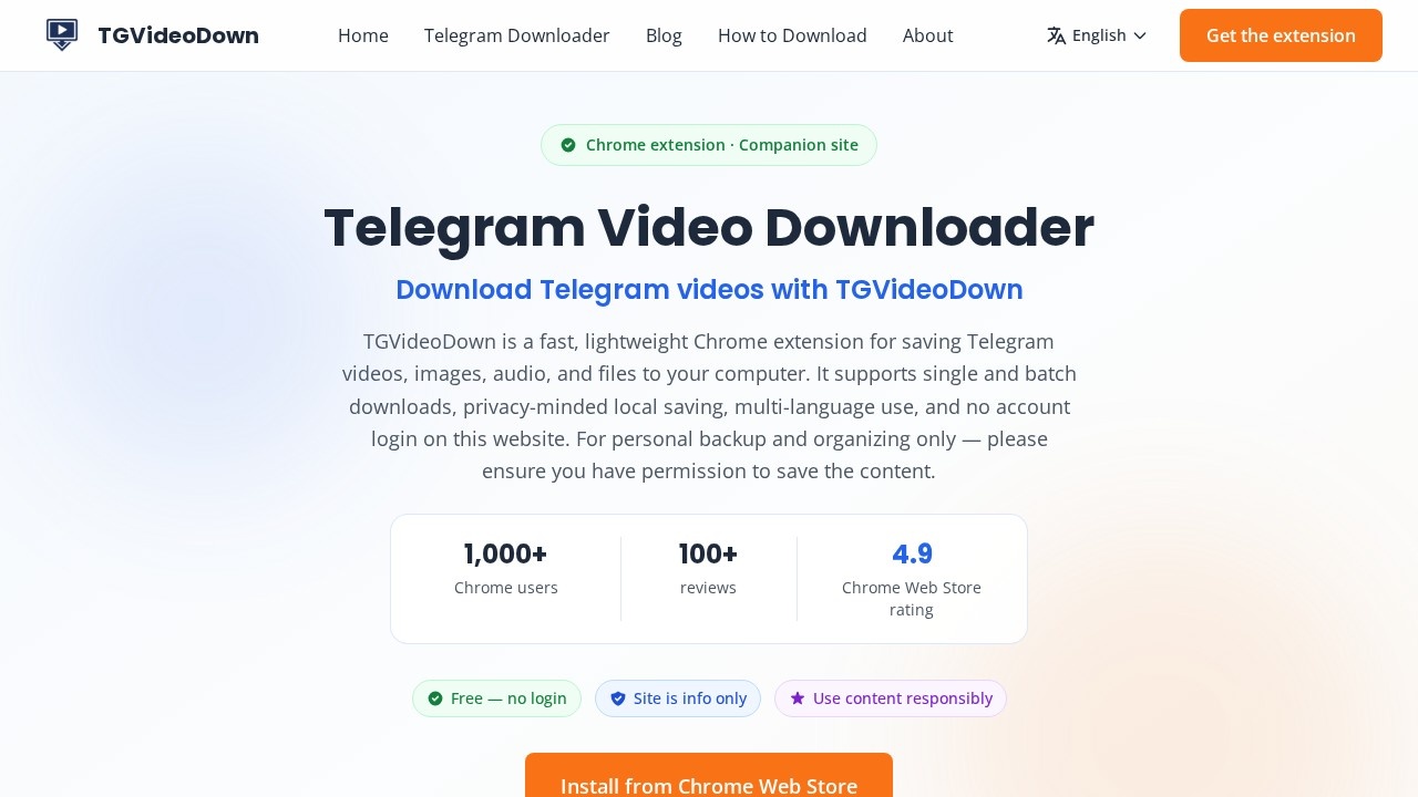 Telegram 视频下载