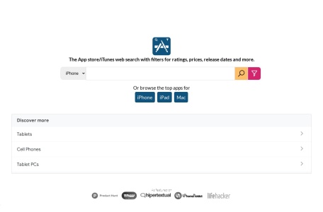 TheAppStore:苹果应用筛选式搜索