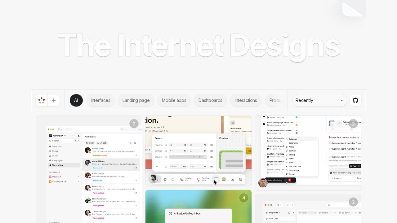 The Internet Designs