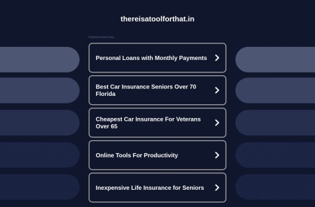 There Is A Tool For That