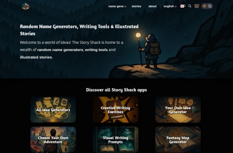 随机名字生成器和故事