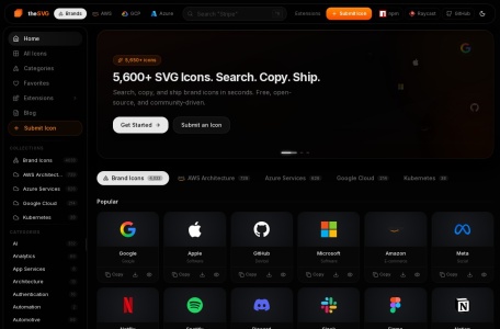 theSVG-免费、开源SVG图标库