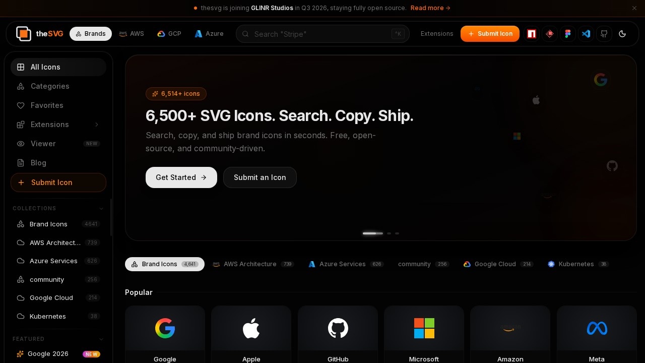 theSVG-免费、开源SVG图标库