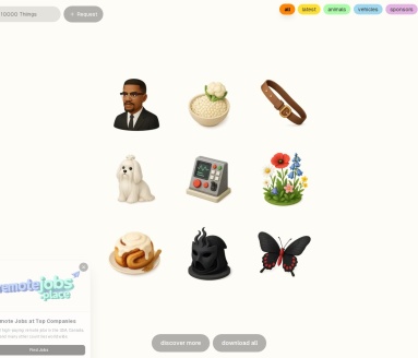 Thiings.co3D 拟真图素材