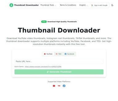 Thumbnail Downloader