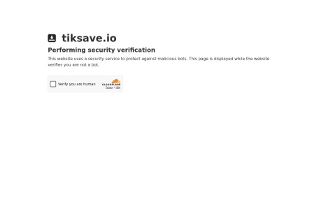 TikSave去水印视频下载工具