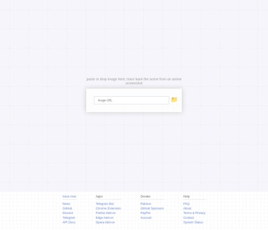 trace moe 以图搜番网站