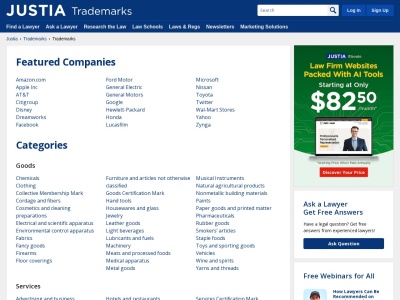 Justia  Trademarks