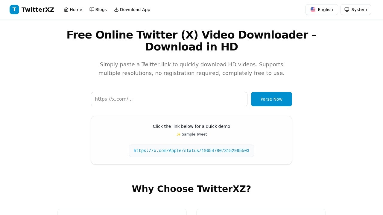 Twitter 视频下载