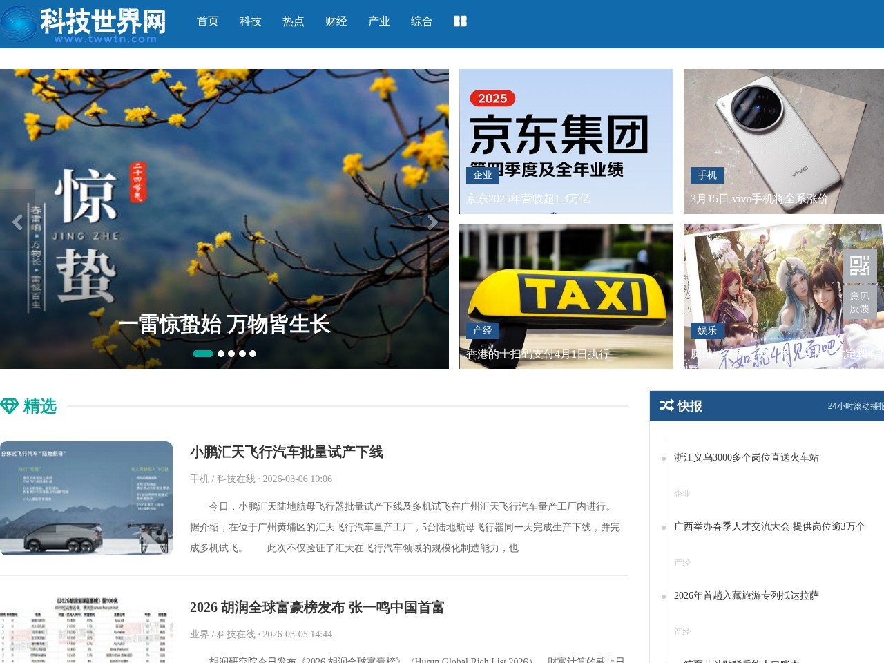 科技世界网站