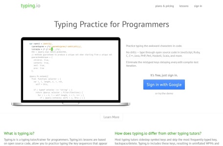 Typing.io-我爱网址导航