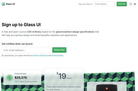Glass UI