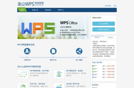金山WPS网络联盟