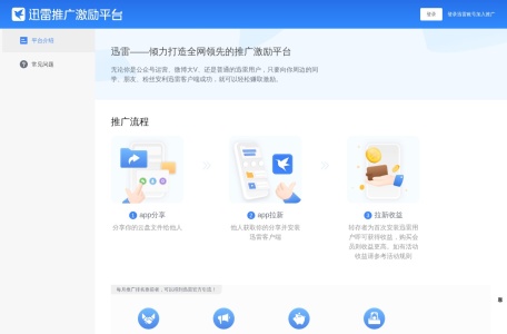 迅雷推广激励平台