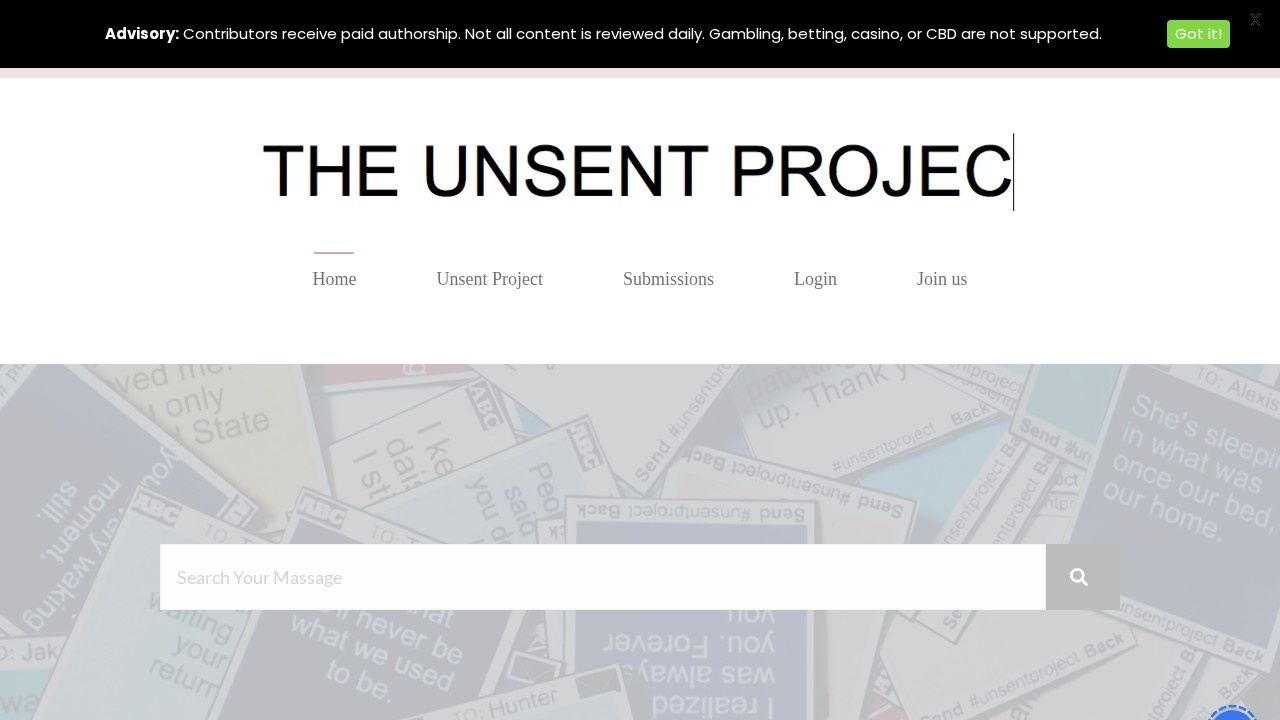 The Unsent Project