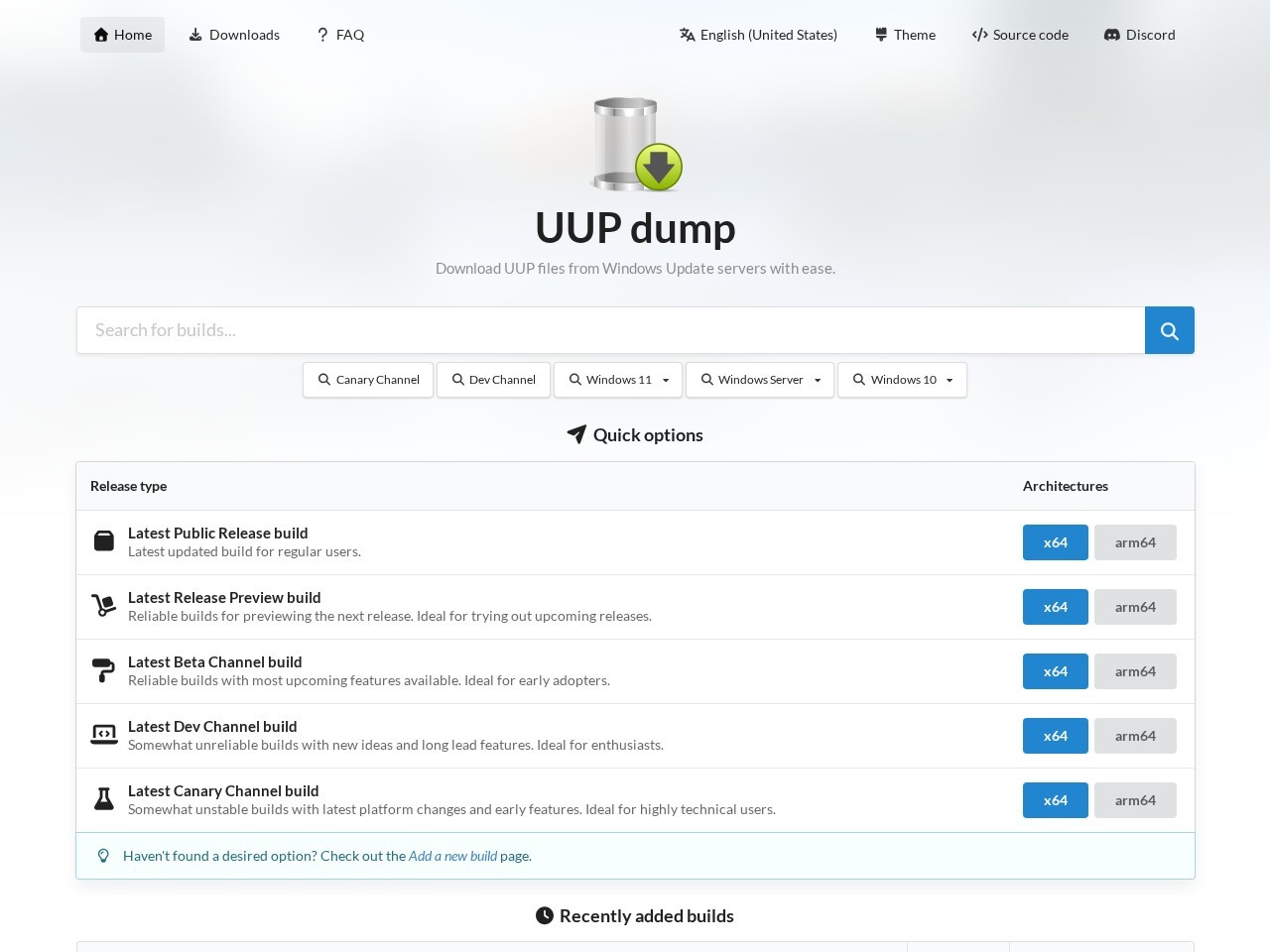 UUP Dump