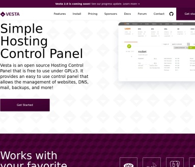 Vesta Control Panel