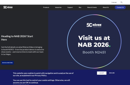 Matrox Video – 广播与专业AV/IT视频产品制造商
