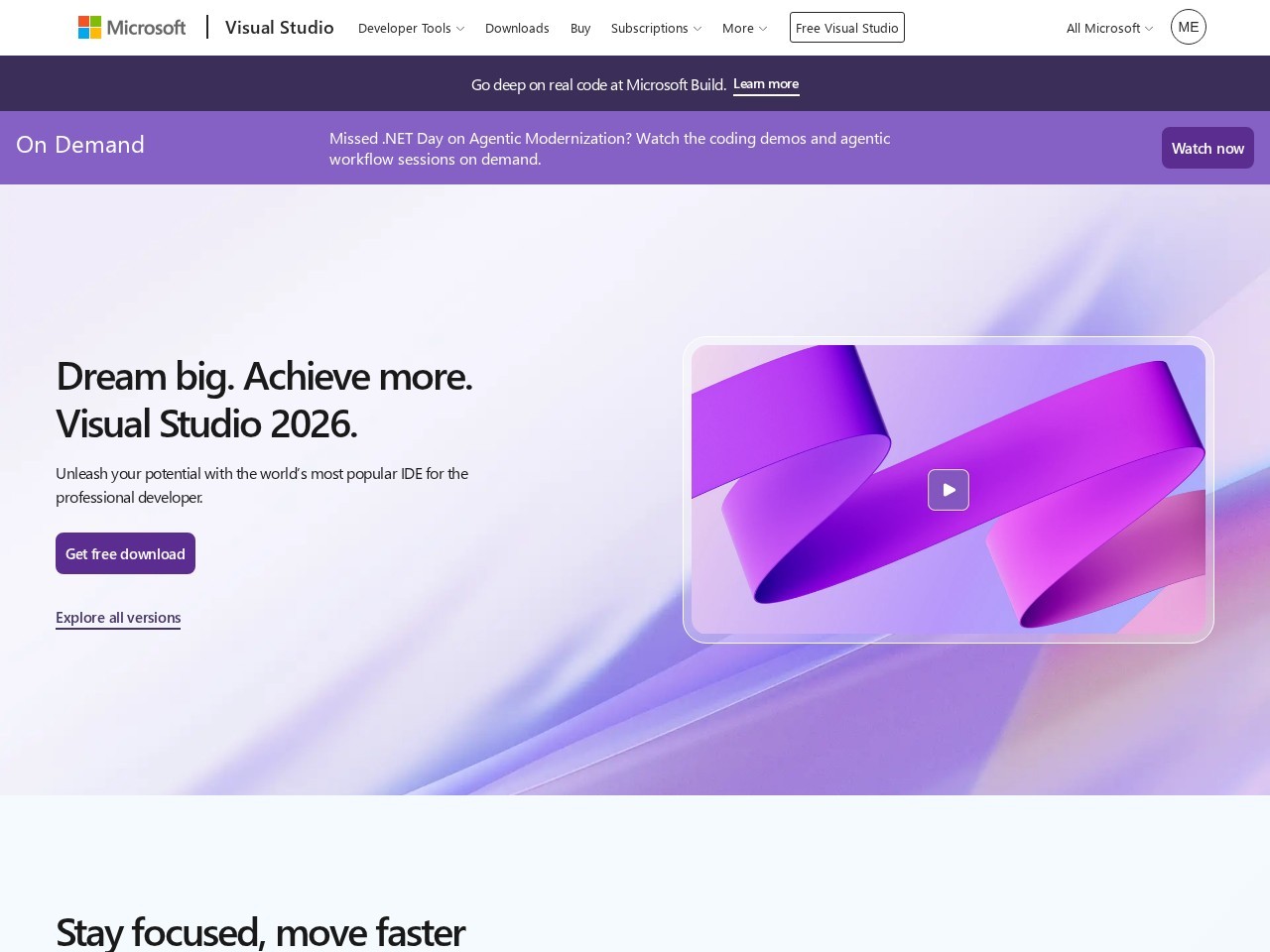 Visual Studio: IDE and Code