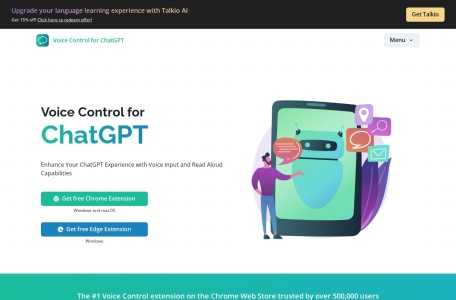 voice control for chatgpt