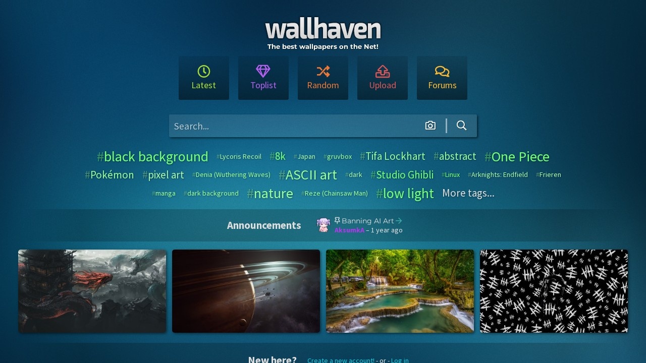 Wallhaven高清电脑壁纸下载