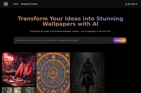Generate Cool Wallpapers with AI Free Online