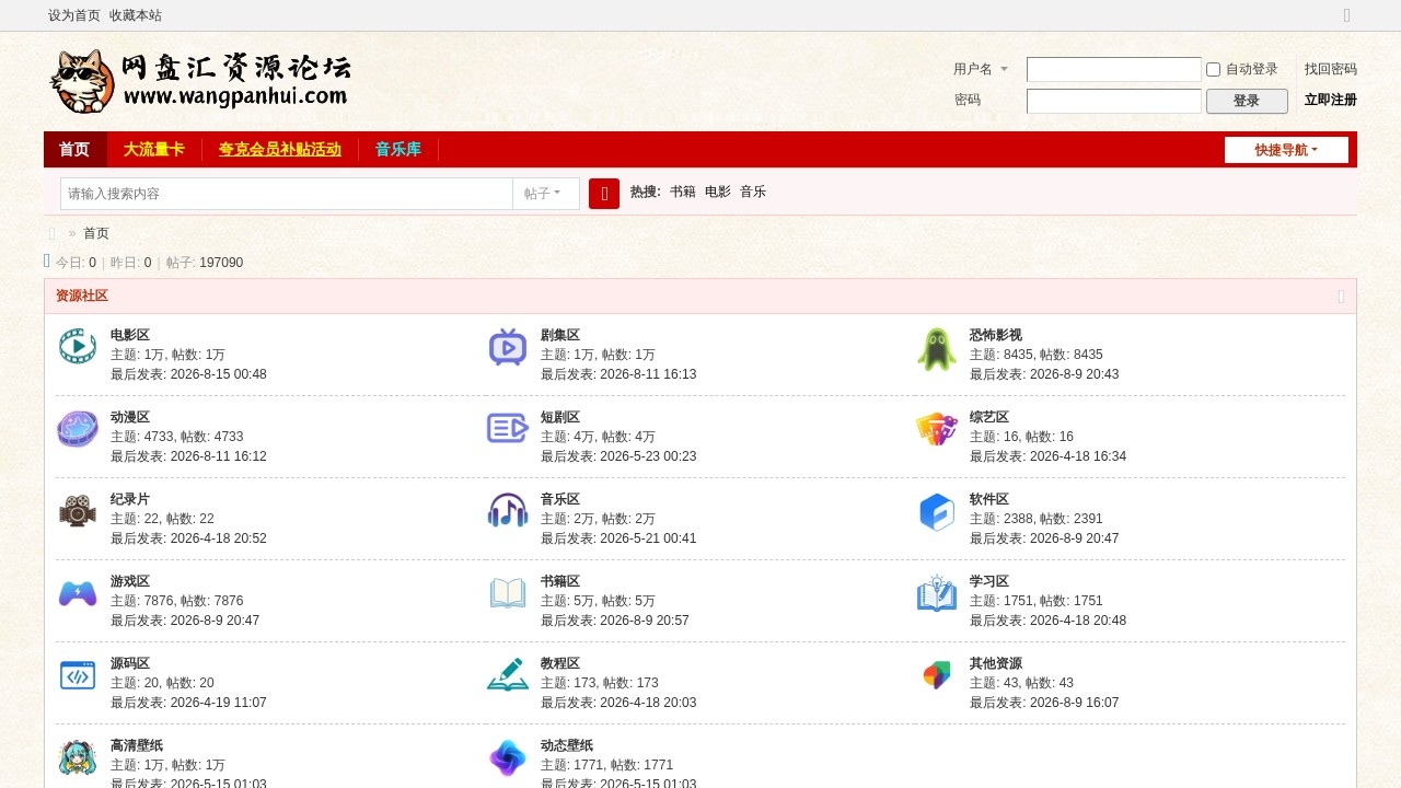 网盘汇资源论坛