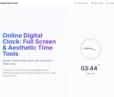在线网页时钟
