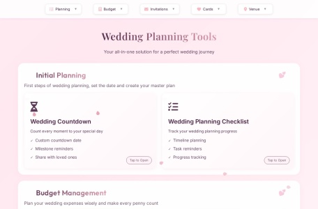 Wedding Seating Planner 婚礼座位安排