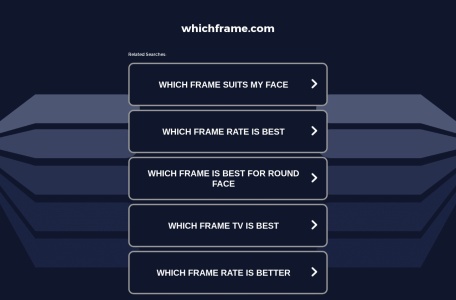 Which Frame?